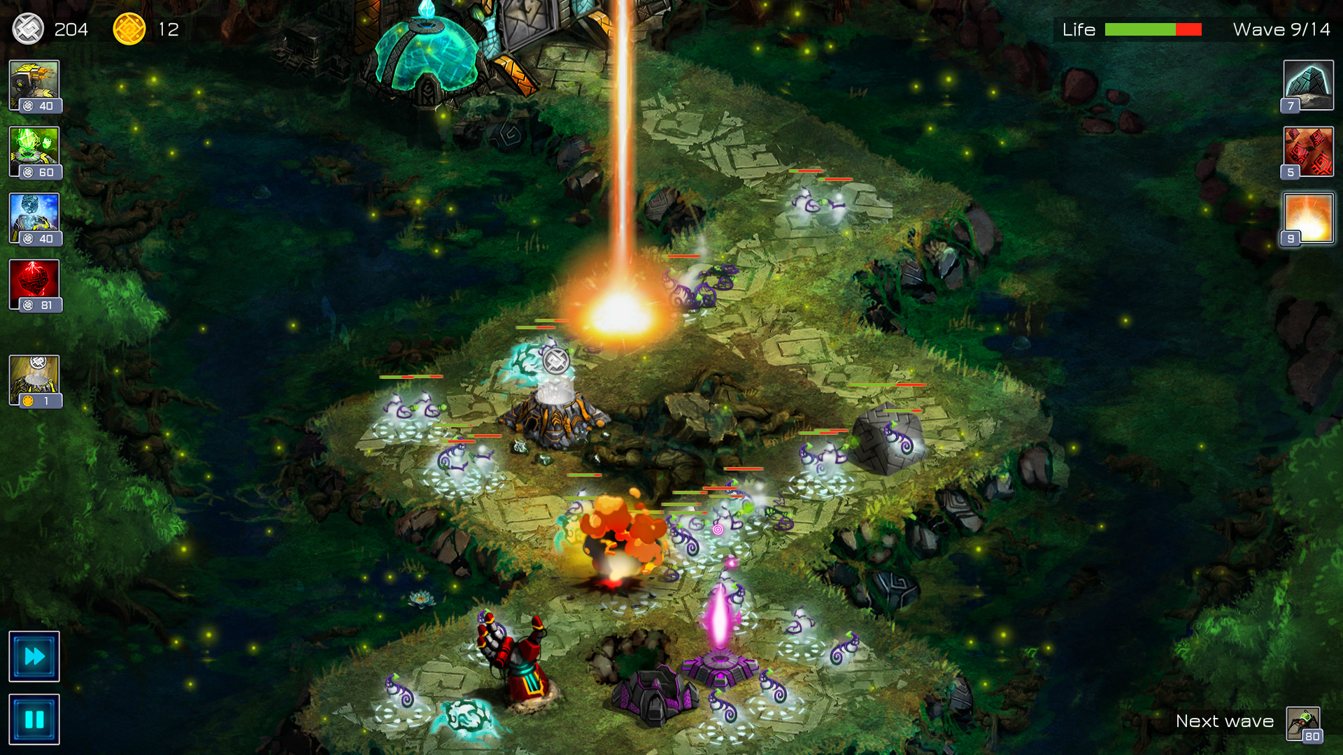 Ancient Planet Tower Defense Game Banner Image